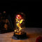24K Gold Plating Rose  in a Glass  with LED Light